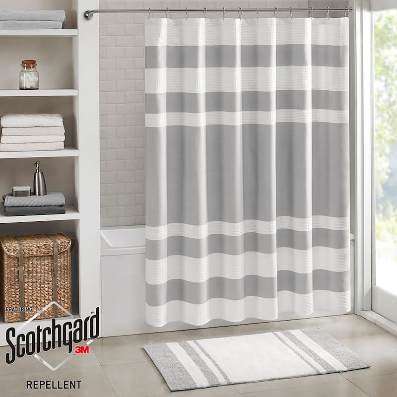 Porch & Den Niantic Shower Curtain - 108x72" - Grey