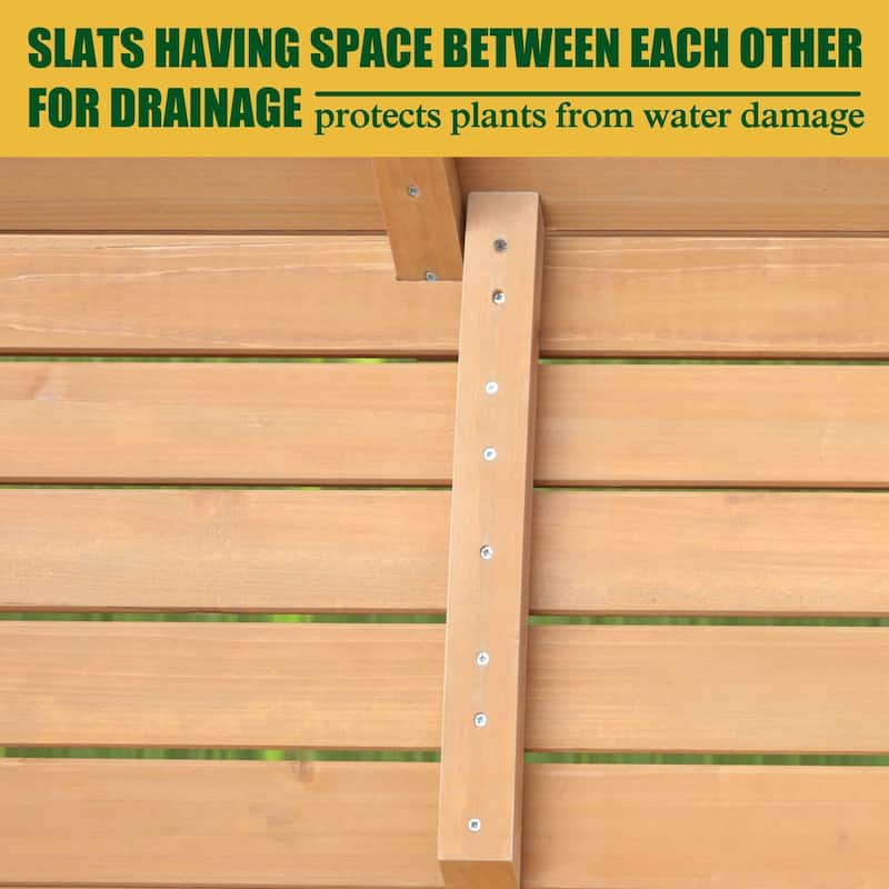 VEIKOUS Wooden Raised Garden Bed for Vegetables Oversized Deep Planter Box with Liner