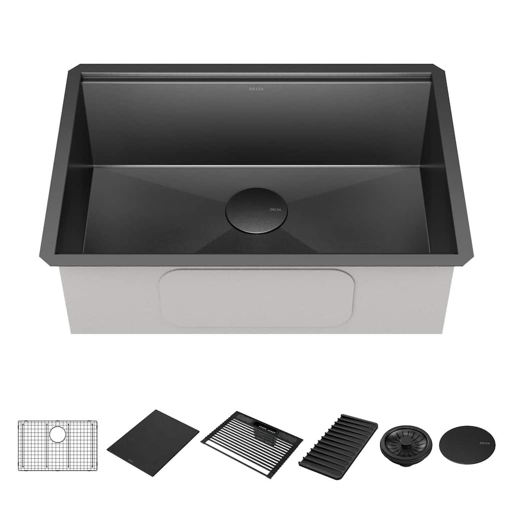 Delta 95B9031-27S Rivet 27" Undermount Single Basin Stainless Steel