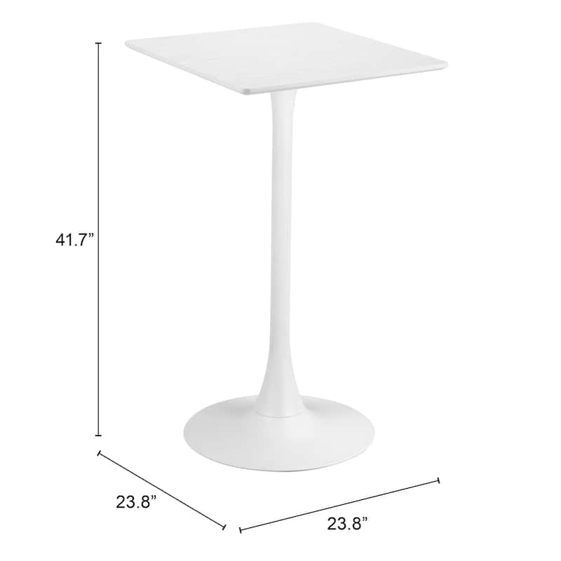 Valleta Bar Table White