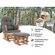 preview thumbnail 55 of 54, Ultimate Nursery Comfort - Glider and Ottoman Set with Reclining Cushion Chair, Rocker Chair with Padded Back and Armrests