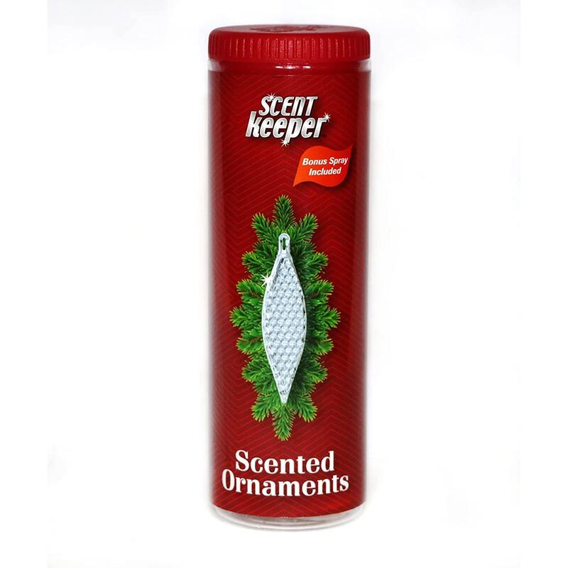 Scent Keeper Scented Christmas Ornaments with Bonus Spray - .5oz