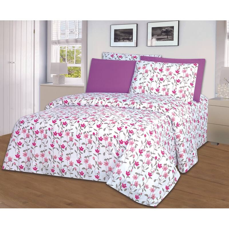 Hotel Club 1800 Super Soft Emily Sheet Set with Bonus Pillowcases