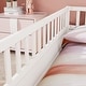 preview thumbnail 25 of 29, Full Size Floor Bed Frame with Tall Guardrails and Access Opening Play