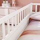preview thumbnail 37 of 67, Montessori Wooden Children's Floor Bed, Floor Platform Bed Frame with Door, Super High Security Barrier for Boys Girls