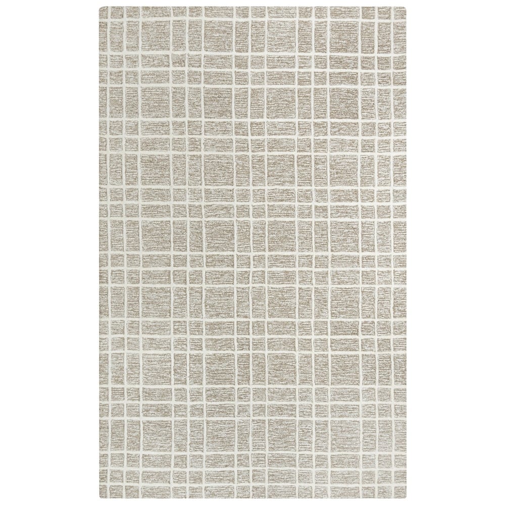 Alora Decor Lofton Plaid Hand-tufted Wool Rug