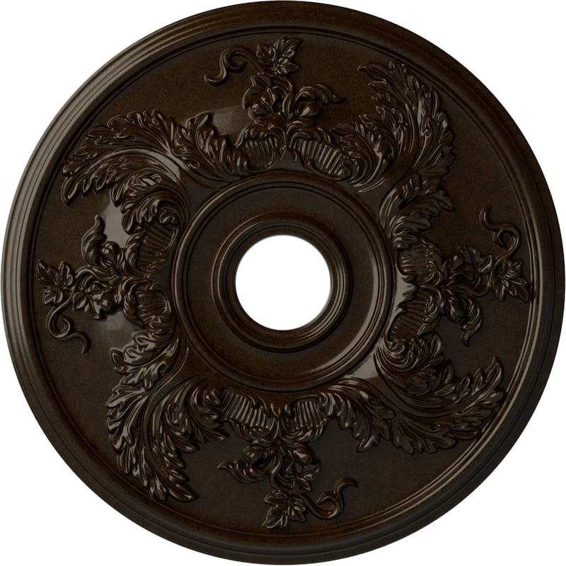 23 5/8"OD x 4 5/8"ID x 1 7/8"P Acanthus Twist Ceiling Medallion