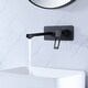 preview thumbnail 11 of 9, Stylish Single Handle Wall Mounted Bathroom Faucet Single Hole With Deck Plate