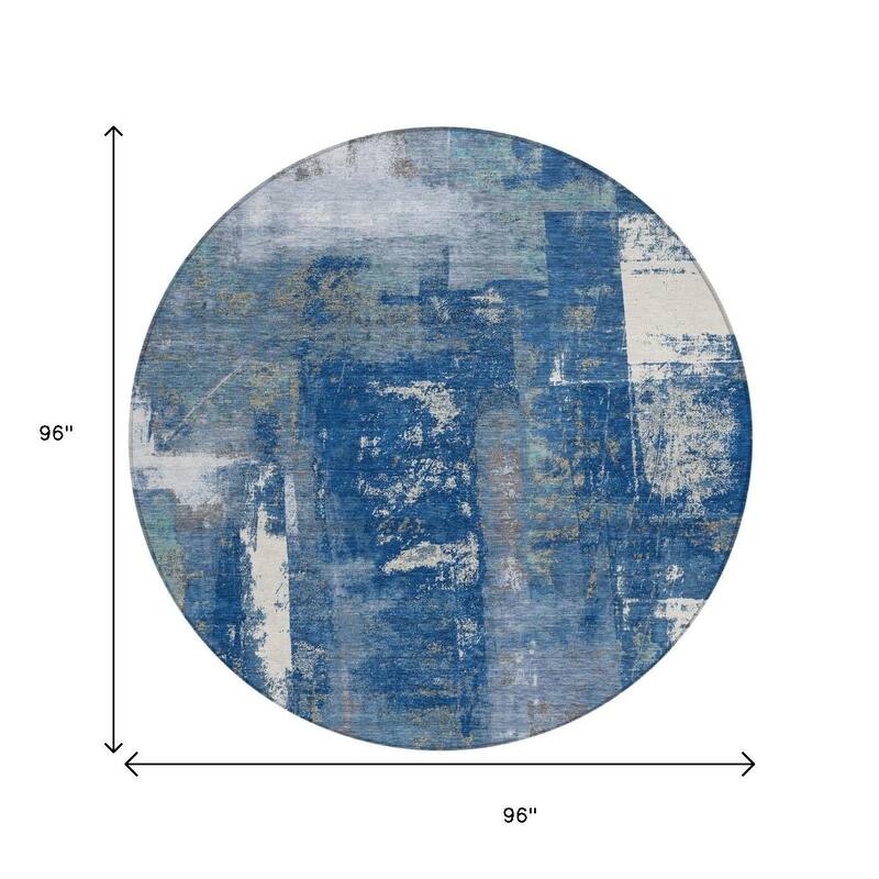 HomeRoots Abstract Transitional Rectangle Outdoor Rug