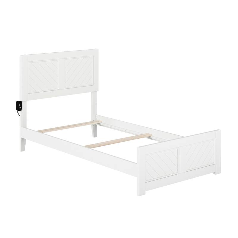 Canyon Foundation Bed Frame with Matching Footboard