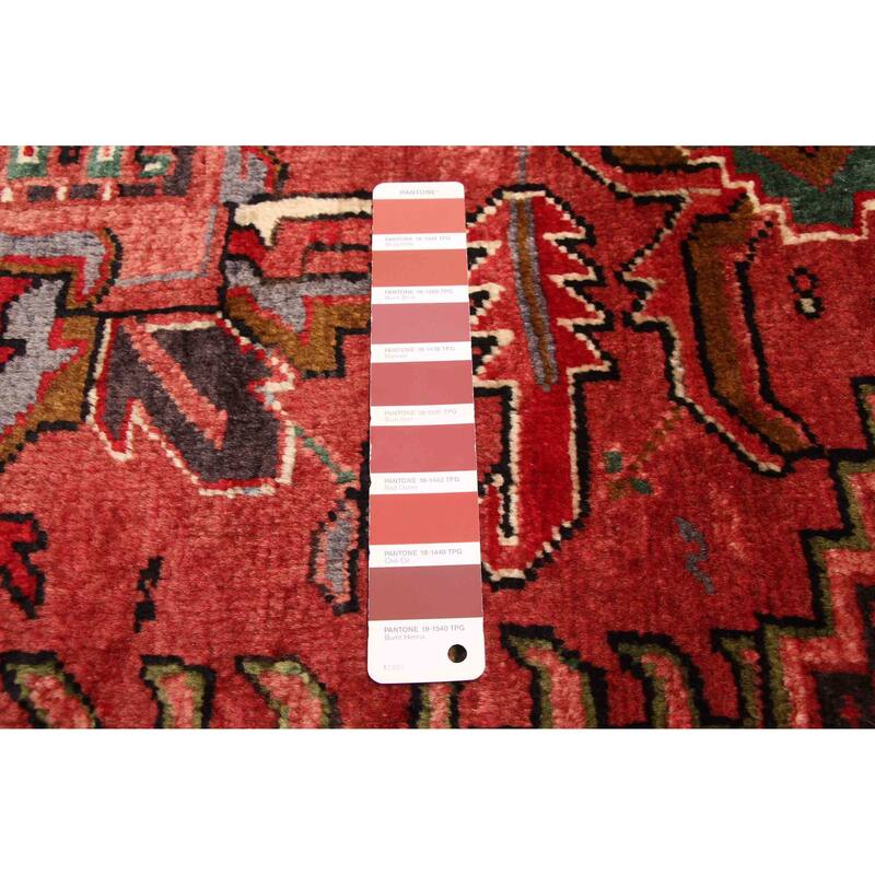ECARPETGALLERY Hand-knotted Sarabi Red Wool Rug - 8'4 x 11'9