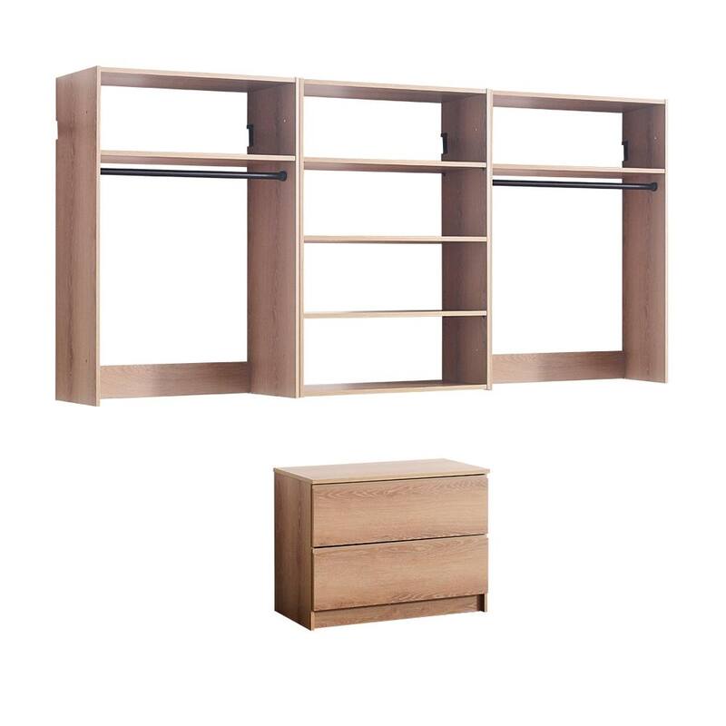 Devi Wall Mounted Wood Closet System