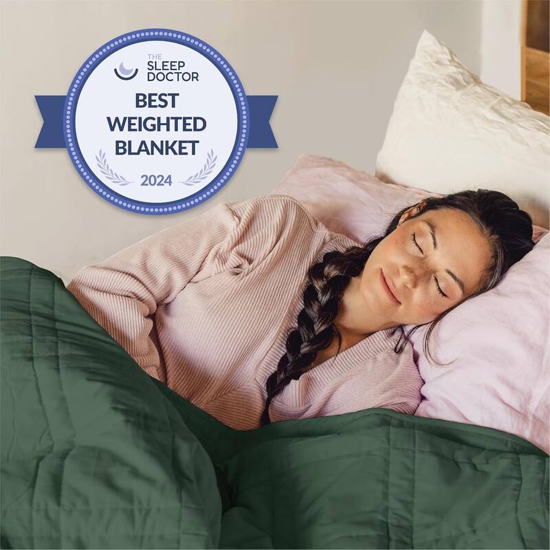 Cool Cotton Weighted Blanket - 25lbs King