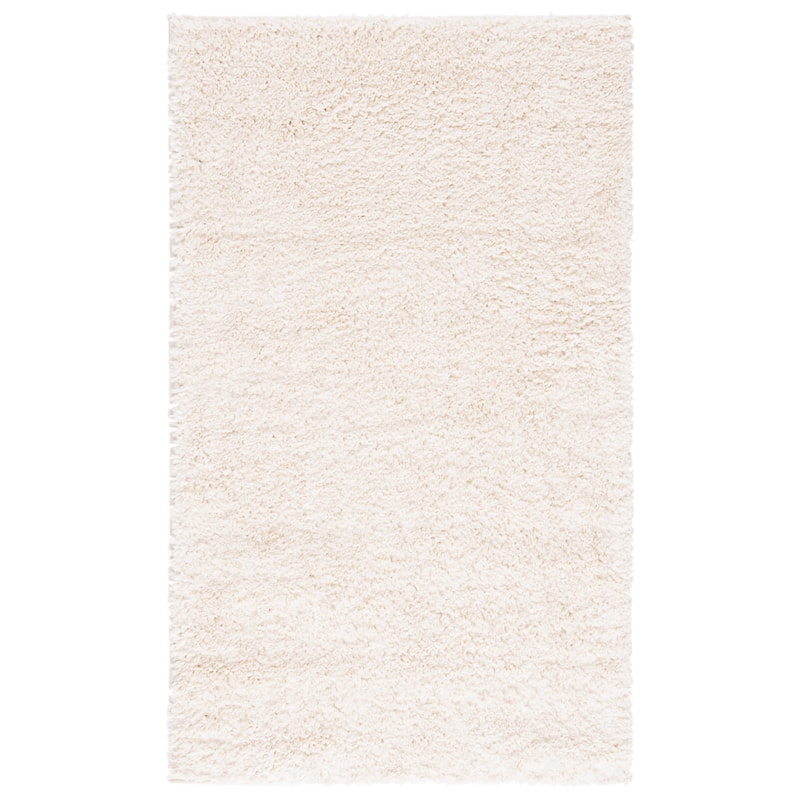 SAFAVIEH August Shag Solid 1.2-inch Thick Area Rug - 2'3" x 4' - Ivory - Rectangle