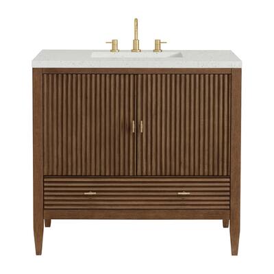 James Martin Vanities 485-V36-3LDL Myrrin 36" Single Basin Wood Vanity