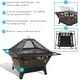 preview thumbnail 11 of 11, 32" Fire Pit Steel Northern Galaxy Design with Cooking Grate and Poker