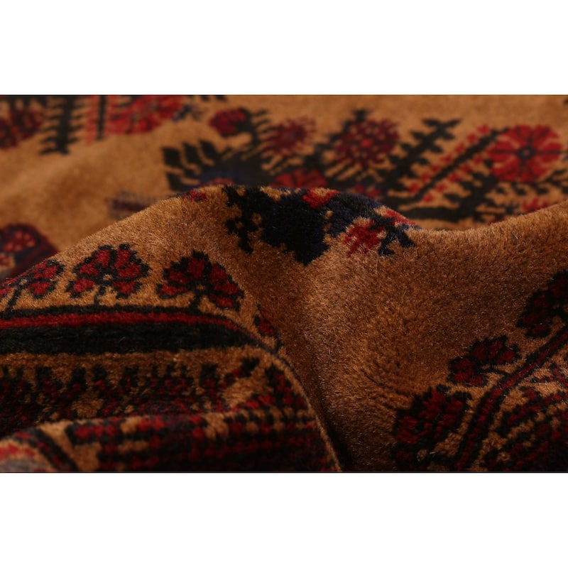 ECARPETGALLERY Hand-knotted Teimani Brown Wool Rug - 6'9 x 9'3