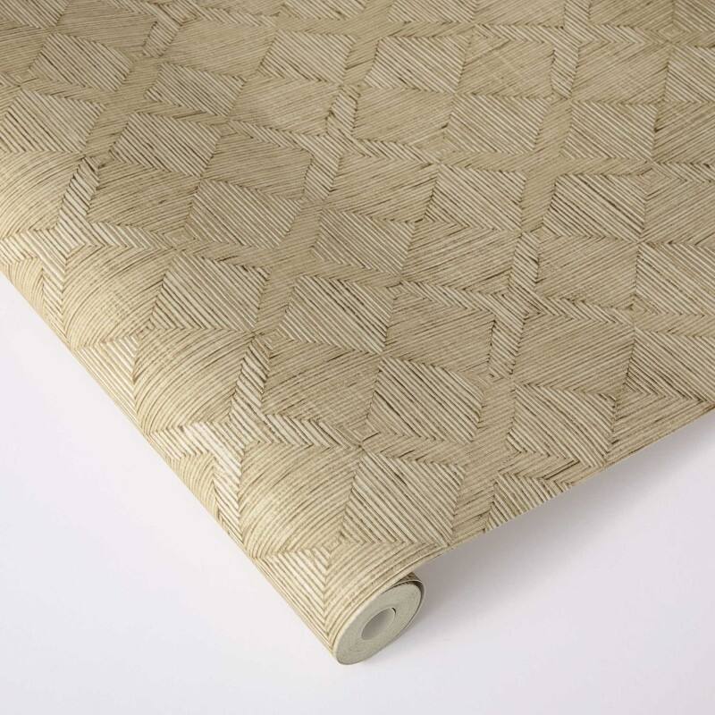 Tempaper Hoffmann Faux Sisal Textured Peel and Stick Wallpaper by Jeremiah Brent