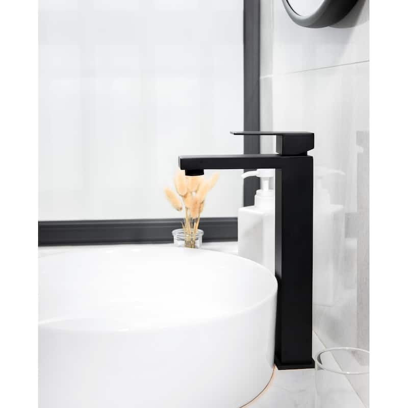 Elegant Lighting FAV-1002 Jakob 1.5 GPM Vessel Single Hole Bathroom