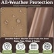 preview thumbnail 9 of 12, Pure Garden Polyester Waterproof Rectangular Patio Table Cover