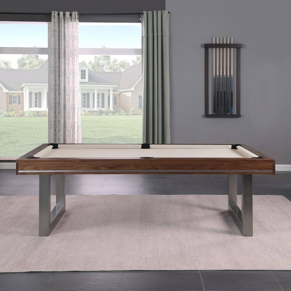 Walnut Harmony 7ft Billiard Slate Pool Table with Dining Top