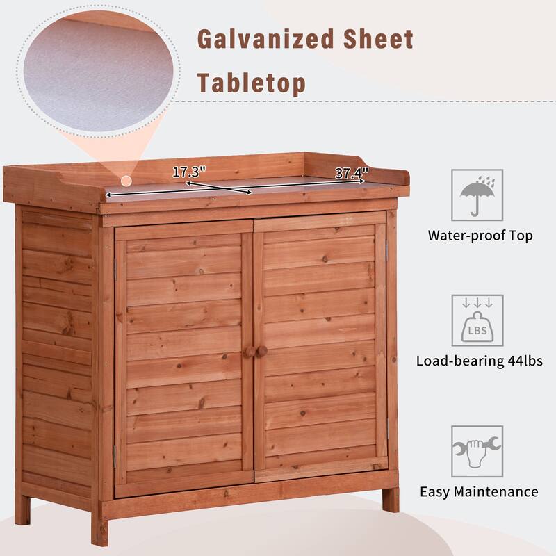 39" Potting Bench Table