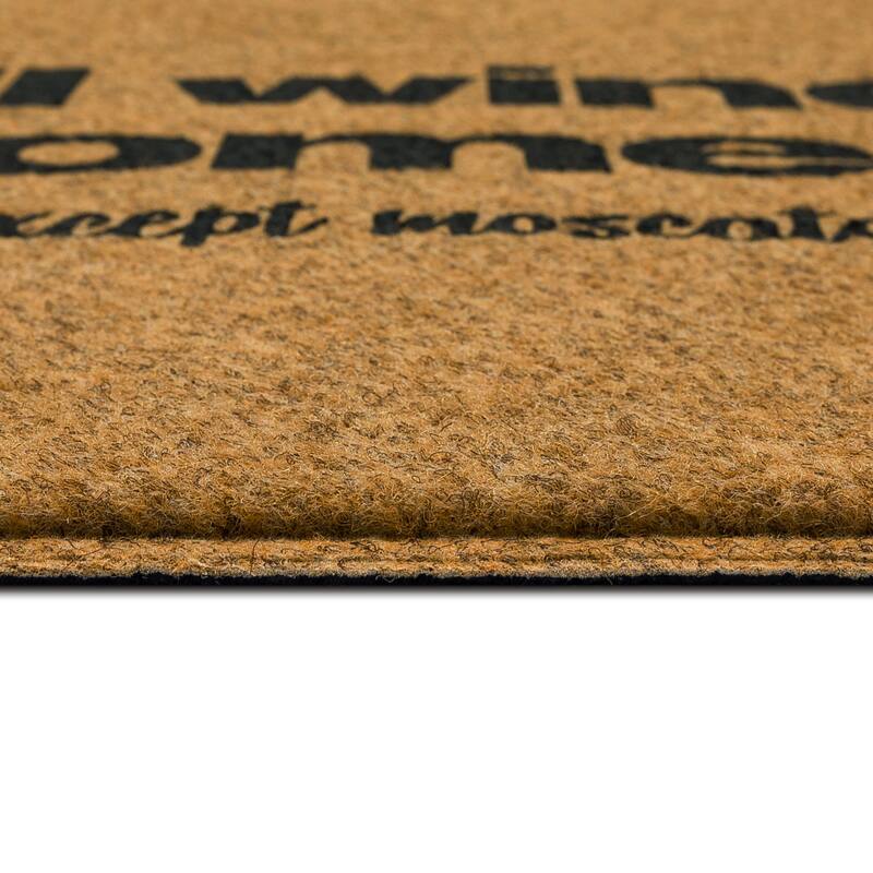 Mohawk Home Faux Coir Novelty Impressions Doormat