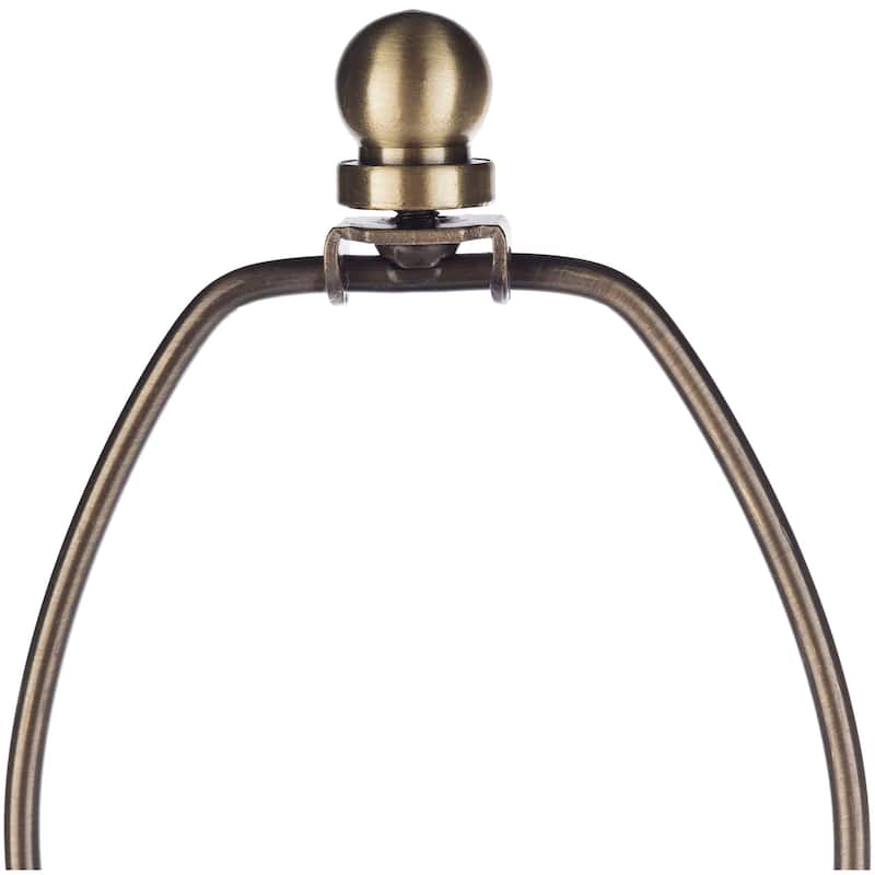 Sharsina Table Lamp with Blue Base and Black Shade