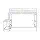 preview thumbnail 7 of 20, Twin High Loft Bed with Ladder Landing Platform, Ladders, Guardrails