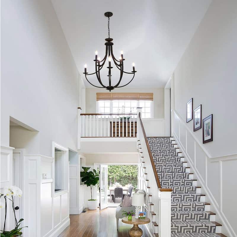 8-light Dimmable Chandelier