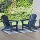 preview thumbnail 6 of 99, POLYTRENDS Altura Outdoor Eco-Friendly All Weather Poly Patio Adirondack Chair (Set of 2) Navy Blue