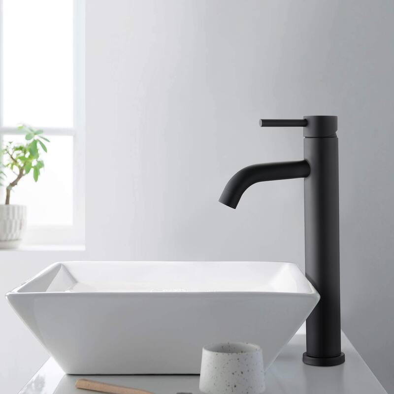 Single Handle Vessel Bathroom Sink Faucet ORB single Tape