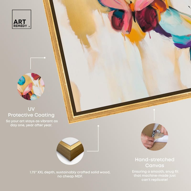 Wings in Waltz II Canvas by Art Remedy