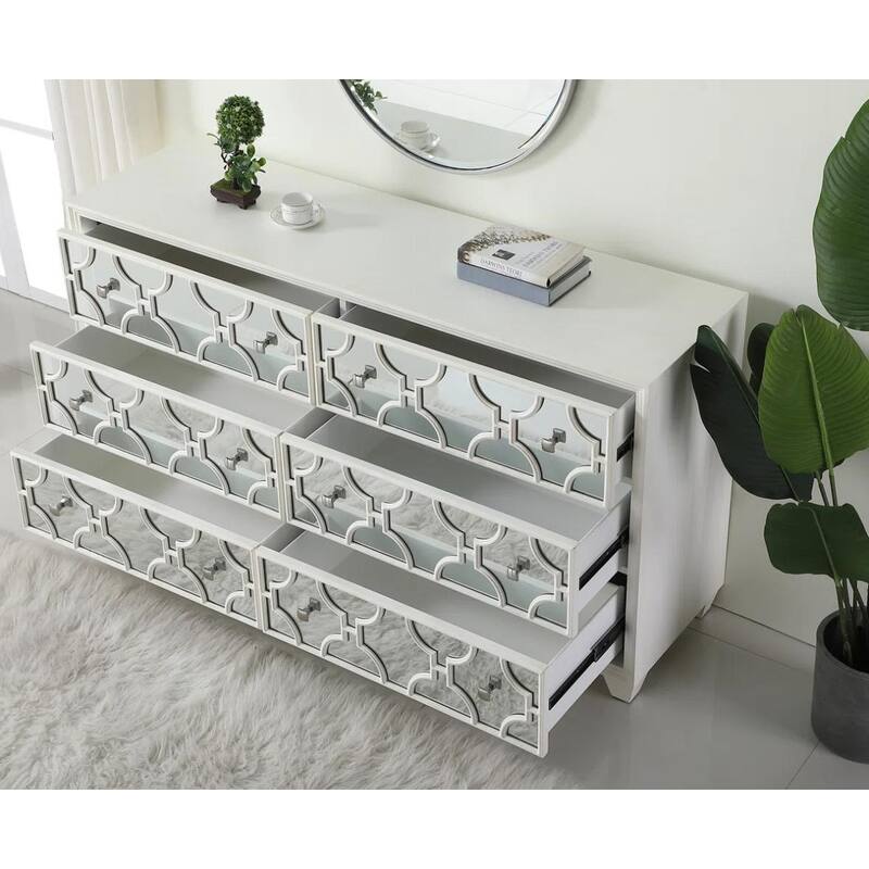 6-Drawer 64" Double Dresser