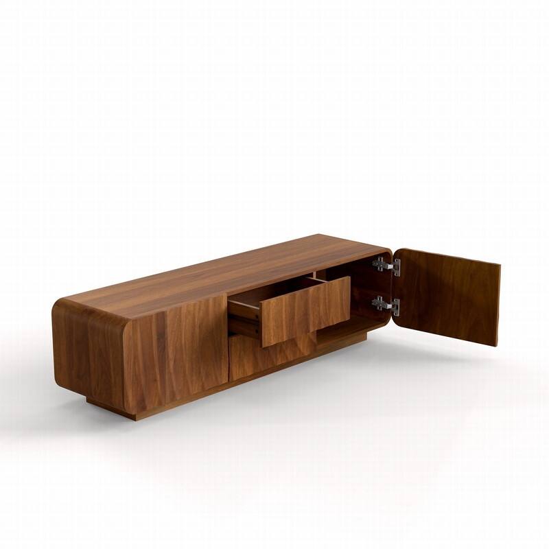 Modern 58-Inch TV Stand for TVs up to 65", Media TV Console With Storage for Living Room or Bedroom