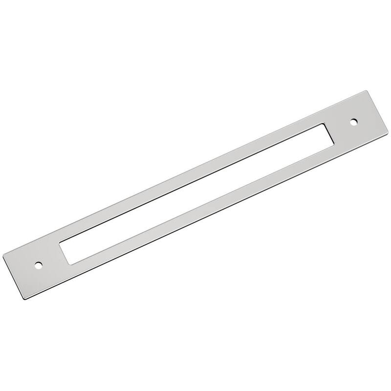 Amerock BP37786 Medora 10-3/16" Backplate for 8-13/16" Center to - Polished Chrome