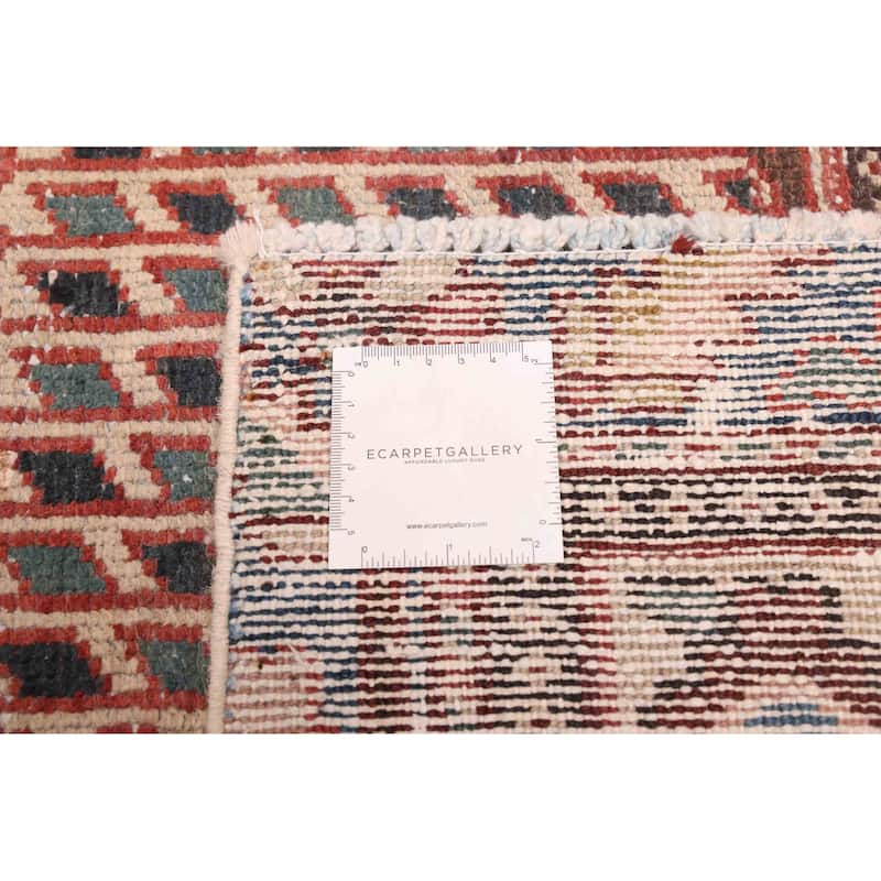 ECARPETGALLERY Hand-knotted Kayseri Vintage Red Wool Rug - 6'1 x 10'2