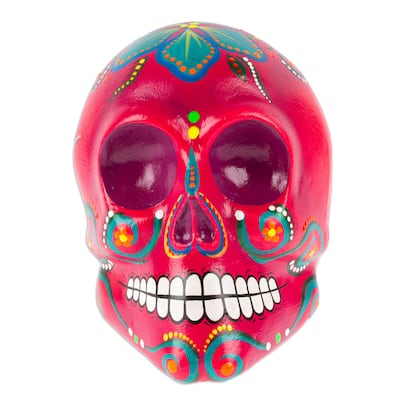 Novica Handmade Carmine Underworld Recycled Paper Statuette