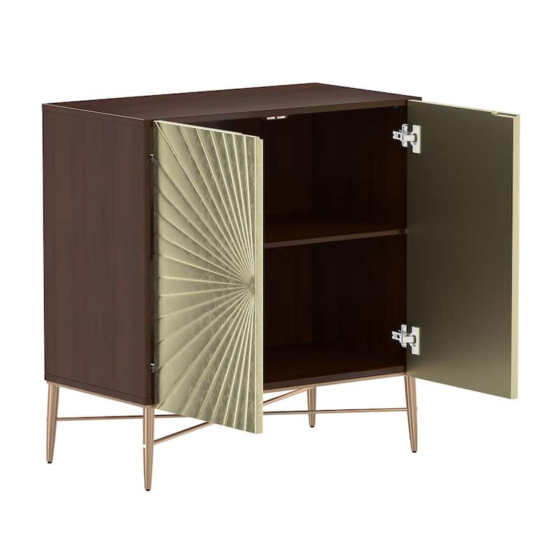 2 Door Vintage Accent Cabinet