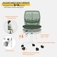 preview thumbnail 42 of 91, HomyLin Armless Swivel Kids Desk Chair with Mesh Padded Seating