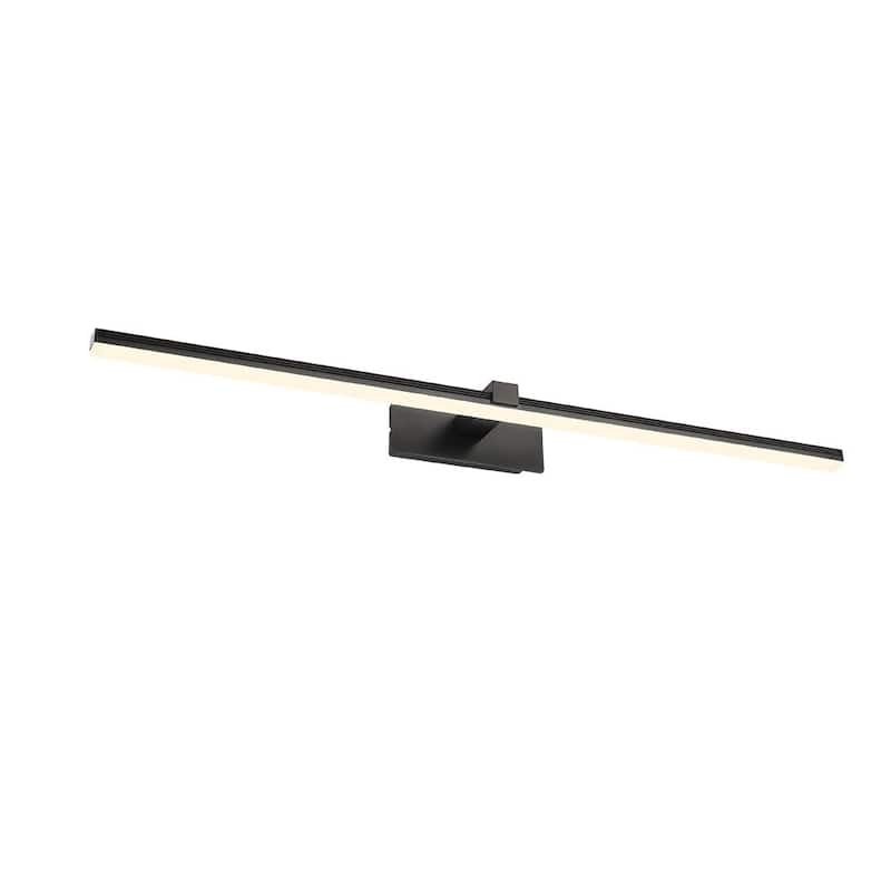 Ultra Minimalist Ribbed Linear LED Bathroom Mirror Vanity Light