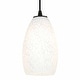 preview thumbnail 2 of 1, Access Lighting Sydney 1 Light Oil Rubbed Bronze Corded Pendant Oil Rubbed Bronze / White Stone