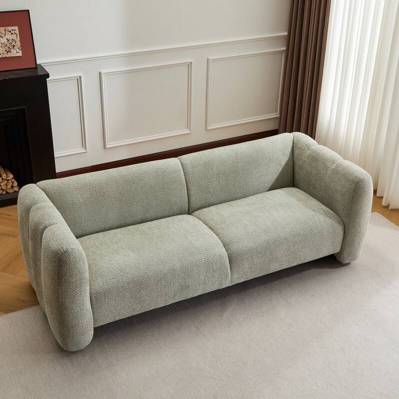 Christopher Knight Home - Tonson 83" 3-Seater Wave Design Sofa