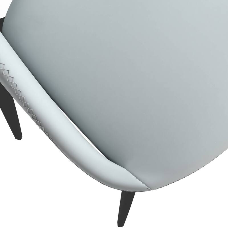 Amalfi Set of 4 Dining Chairs - Stylish & Comfortable Curved Open Back Accent Chair - Versatile Seating for Home or Apartment