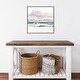 preview thumbnail 12 of 12, Soft Coastal Abstract I by Emma Scarvey Framed Canvas Wall Art Print
