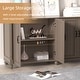 preview thumbnail 16 of 32, Kitchen Sideboard Coffee Bar Cabinet Accent Storage Cabinet