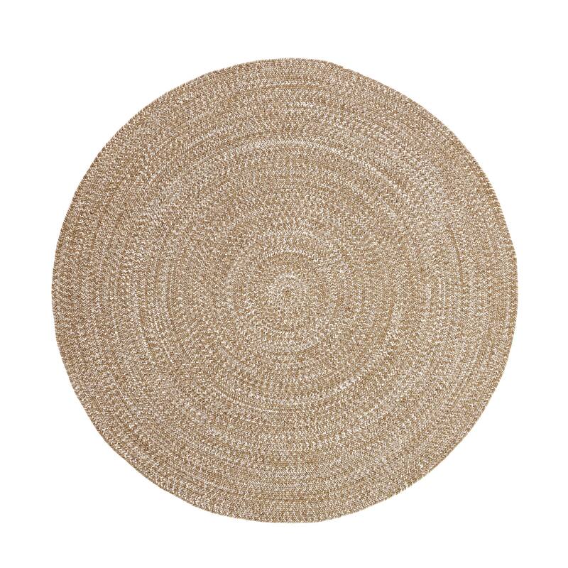 Superior Modern Rustic Bohemian Reversible Multi-Tone Braided Indoor Outdoor Area Rug