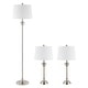 preview thumbnail 3 of 3, SAFAVIEH Lighting Peltier Floor And Table Lamp (Set of 3)