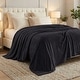 preview thumbnail 72 of 76, Superior Alaska Quilted Diamond Plush Fleece Blanket For Couch or Bed King - Black