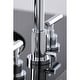 preview thumbnail 17 of 19, Kingston Brass Manhattan 8 in. Widespread Bathroom Faucet